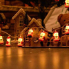 LED Christmas Decoration Light New Year Room Decor Garland Holiday Ornaments Outdoor Garden Decor String Lamp Santa Claus Lights