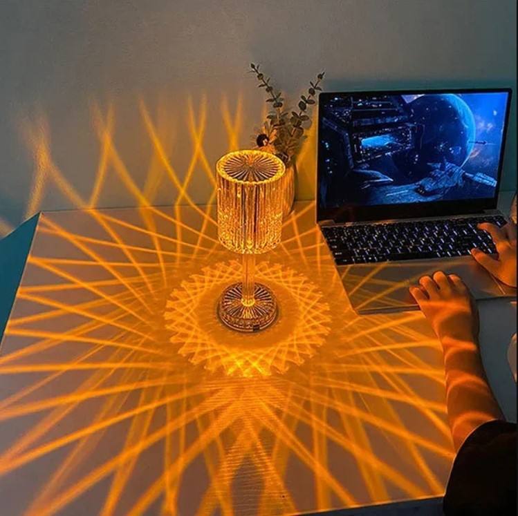 Creative 3D Night Light Holiday Gift DIY Acrylic Table Lamp Camping Light Toy Color Changing Table Lamp