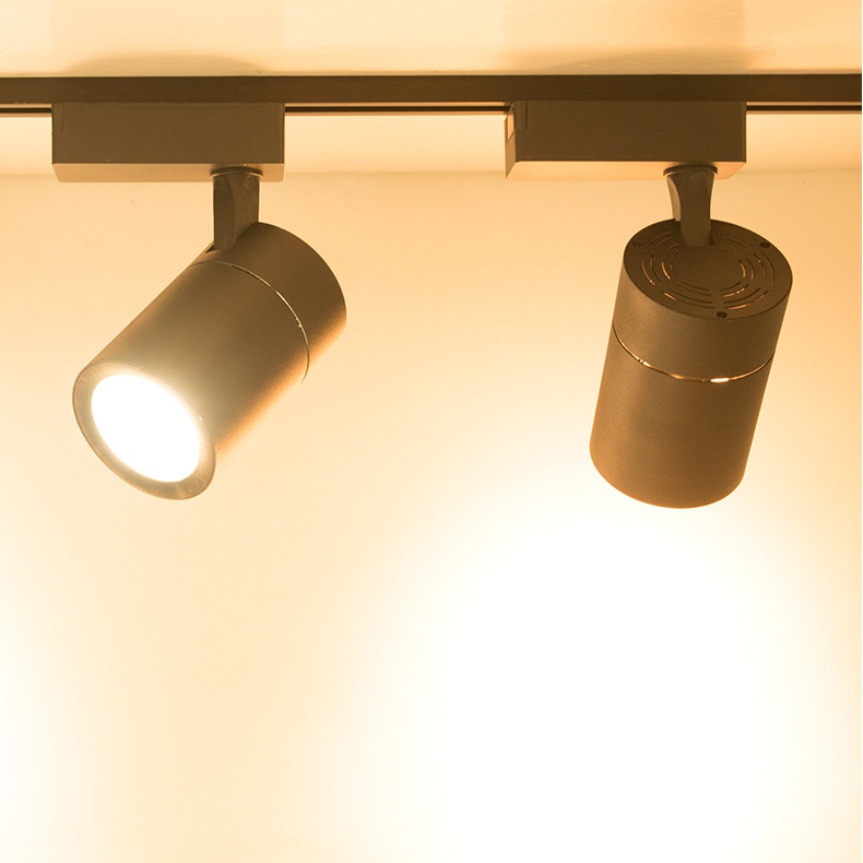 High-Display Track Light Spotlight LED Clothing Store Ceiling Mounted Living Room Background Cloakroom Wall Washer Track Light