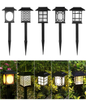 5LED Solar courtyard lamp lawn ground lamp Garden solar lamp garden trellis outdoor antique room light decoration American style 
