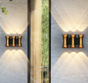 Garden Glass Wall Lamps Outdoor Exterior Light Fixture Retro IP65 Waterproof LED for House Porch Corridor Gateway&Gate Patio