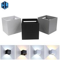 12W White LED Wall Lamp Outdoor Waterproof IP65 Modern Nordic Style Outdoor Light Fixtures Wall Mount