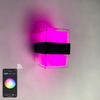 Tuya APP Smart light Acrylic waterproof wall light square IP65 waterproof colorful fashionable decorative wall lamp