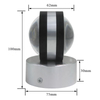 Indoor LED Wall Lamp Living Room Decoration Wall Light Home Lighting Fixture Loft Stair Light Round Aluminum AC90-260V