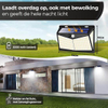 Solar Outdoor Lamp With Motion Sensor Solar Wall Lamp 208 LED Waterproof Garden Lighting With Sensor For Outdoor