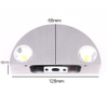 Semicircle 3W LED Wall Lamp Aluminum Up Down Wall lights for Bedroom Bedside Corridor Living Room