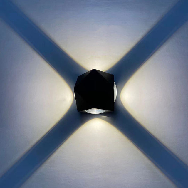 12W COB Chips Wall Lamp Waterproof High Brightness Outdoor Decorative Lamp