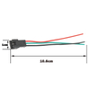 JST SM 3 Pins/head Male to Female Plug/Wire Quick Connector for WS2812B RGB LED Strip