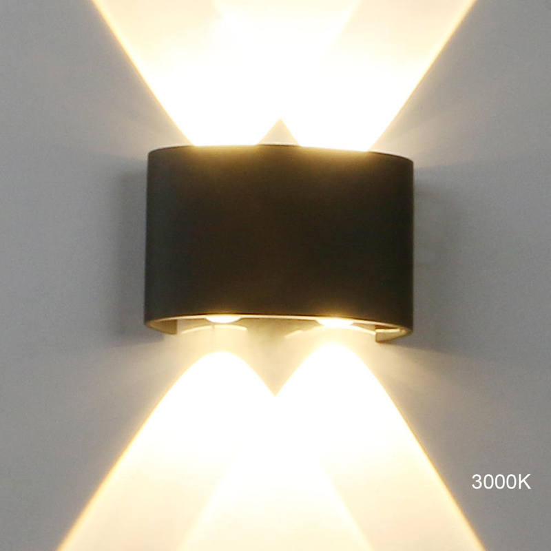Super Bright 4W LED Outdoor Wall Lamp Waterproof IP65 Garden Porch Lighting