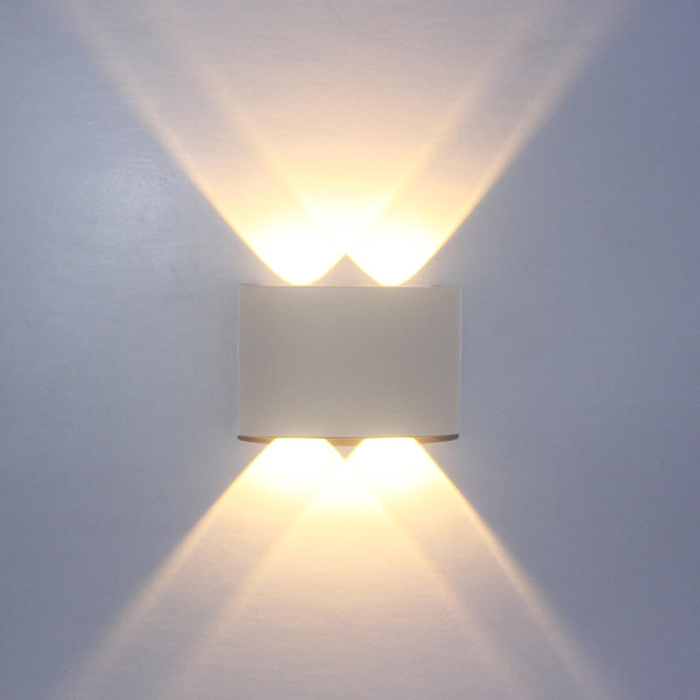 Hot Sale Up And Dowm Wall Sconce Outdoor Waterproof Lamp Mounted Waterproof IP65 Exterior Wall Light Porch Garden Light Vanity