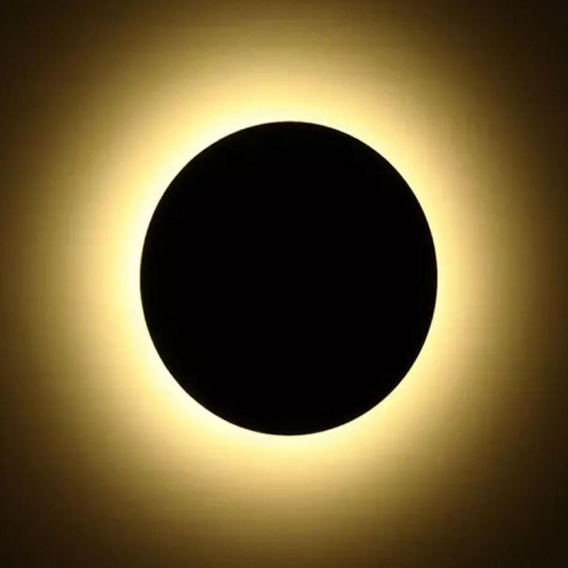 LED Indoor Wall Light Round Shape Aisle Light Exterior Wall Balcony Corridor Aluminum vanity light small bedside lamps