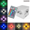 3W Aluminum Fancy RGB with Controller Wall Light for Art Gallery Decoration Front Balcony Led Wall Lamp 