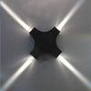 New LED Outdoor Wall Lamp 12W Cross Star 4 Sides Lighting Waterproof IP65 For Garden Decoration