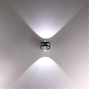 Factory Directly Sell Double crystal 6W wall sconce light Decorative led manufacturer lamps for home decoration best lamp for home office