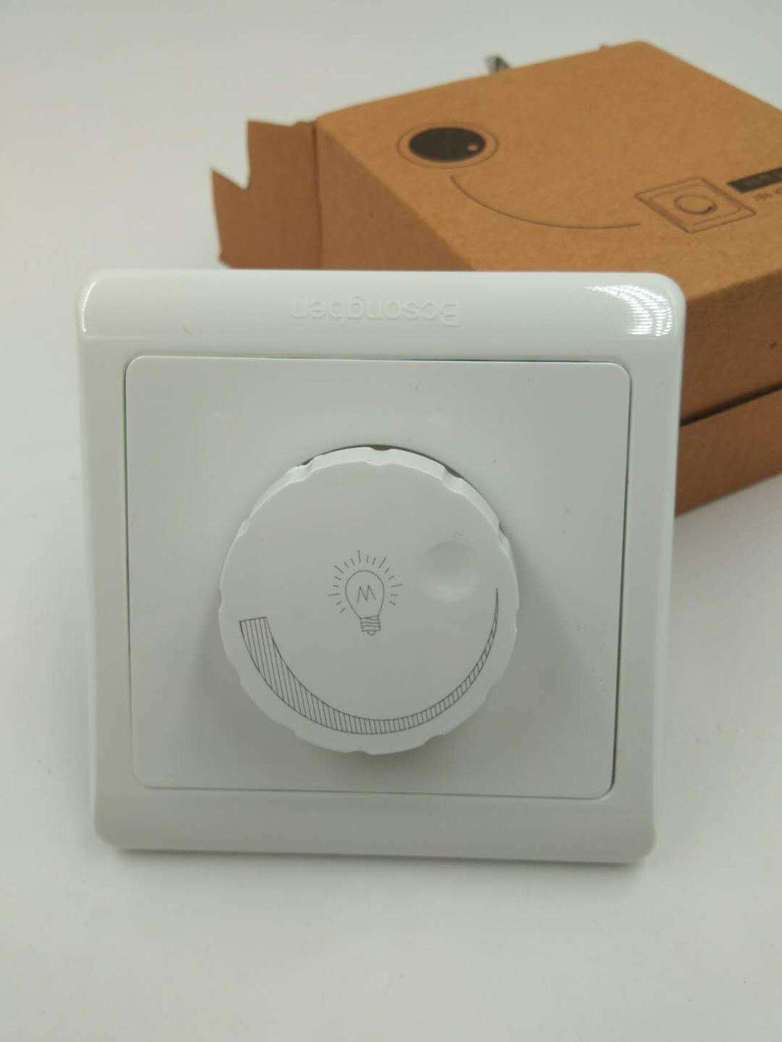 6-450W Indoor Dimmer Switch AC 180- 240 60*100 mm LED dimmable Plastic Accessories