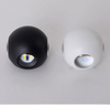 12W Round Waterproof Wall Lamp Four-sided Illuminated Outdoor Sconce Lghting Decorative