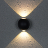 Factory Hot Sales Led Wall Light Outdoor Black for Outdoor 6W Up And Down