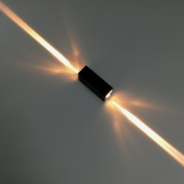 Wall Mounted LED Wall Lamp 6W Outdoor Waterproof Garden Lamp Hotel Decoration