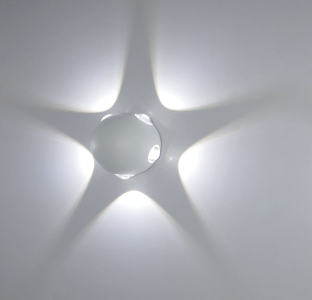 10W Creative Round LED Outdoor Wall Lamp Corridor Five-sided Luminous Wall Lamp