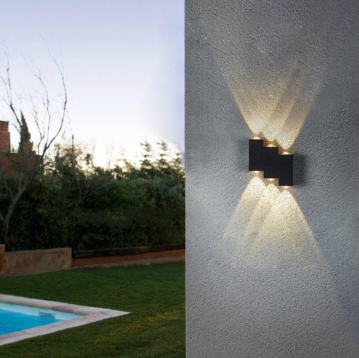 Up And Down Aluminum Decorate Wall Sconce
