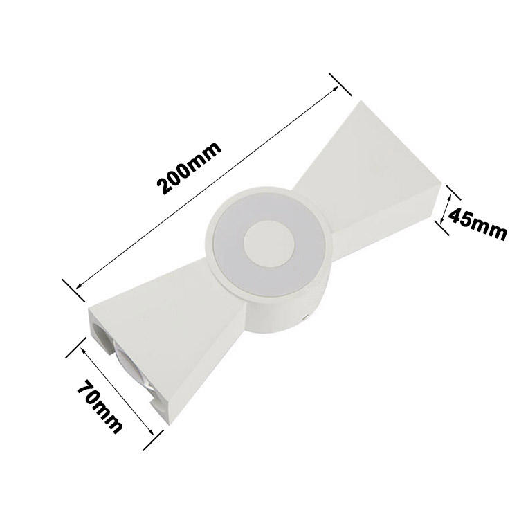 New Style Led Wandlamp 6W 12W Waterproof Outdoor up and down lighting garden