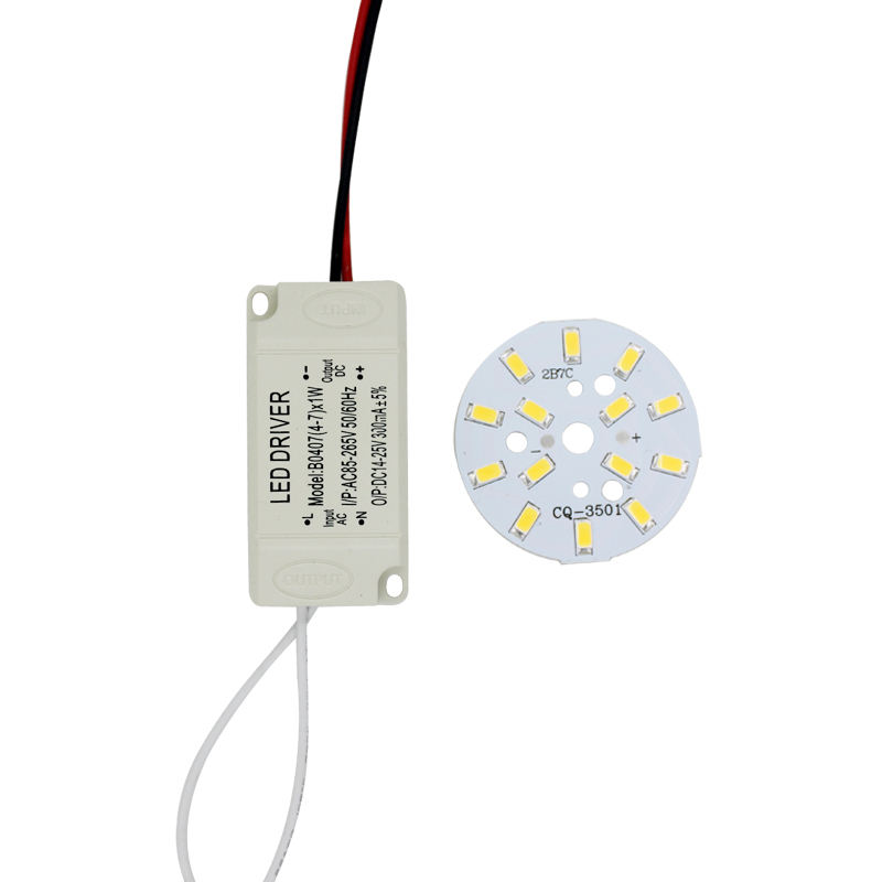 3W 5W 7W 9W 12W 15W 18W 24W SMD5730 Light-emitting diode chip+plastic shell LED driver power supply for LED ceiling light