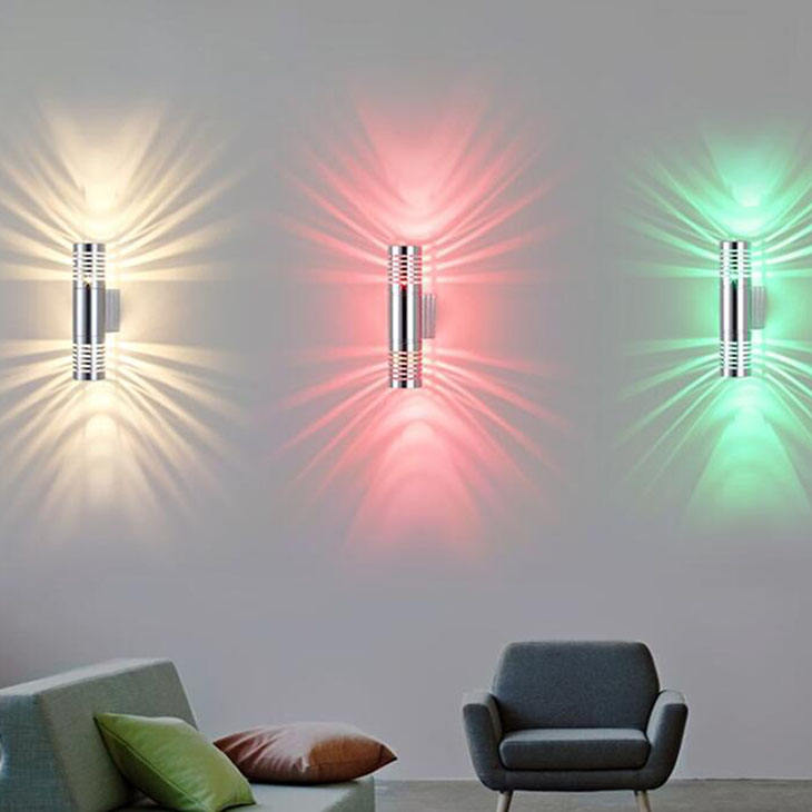 LED Wall Lamp indoor for hotel up and down fixtures with high performance staircase Restaurant interior wall lights up and down