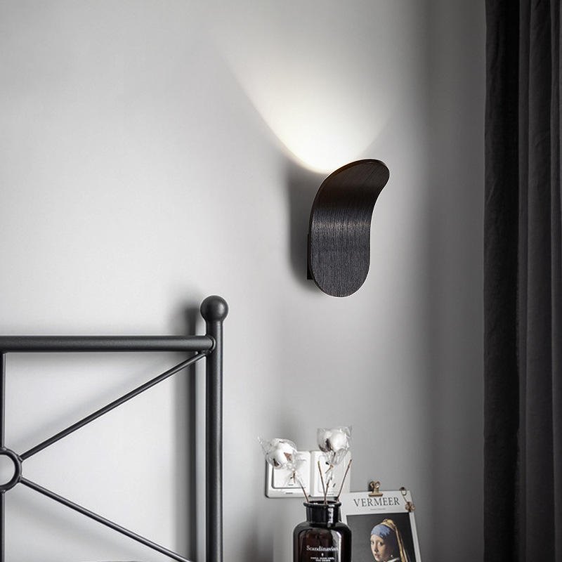 Art Deco Moderne Muur Led Light Up Down Binnenverlichting Aluminium Wandkandelaar Rgb Led Wandlampen met Afstandsbediening Wandl
