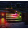 New trapezoidal solar wall lamp up and down wall light outdoor IP65 waterproof lamp for courtyard garden