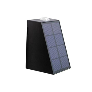 New trapezoidal solar wall lamp up and down wall light outdoor IP65 waterproof lamp for courtyard garden