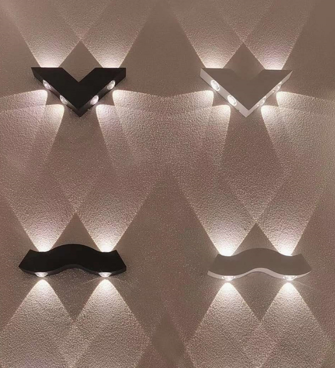 Nordic Waterproof IP65 4W wall lamp simple led living room Background Wall Lamp hotel hall corridor lighting Up and Down
