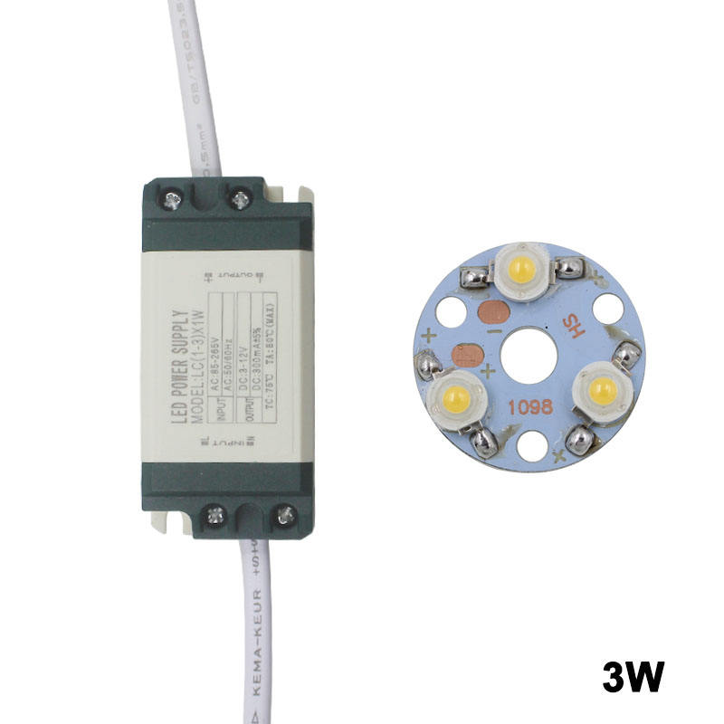 24W LED bulb spot light Star high power chip board panel LED plastic shell power supply driver
