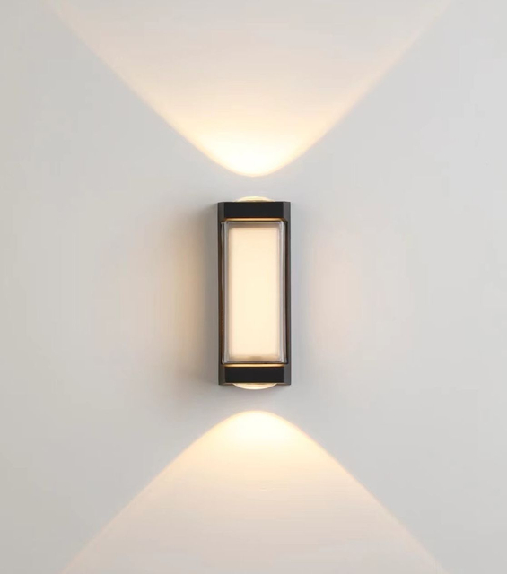 Waterproof LED Wall Lamp Decorative Garden Lights Aluminum Up And Down Outdoor Wall Light LED Wall Lamp Mounted
