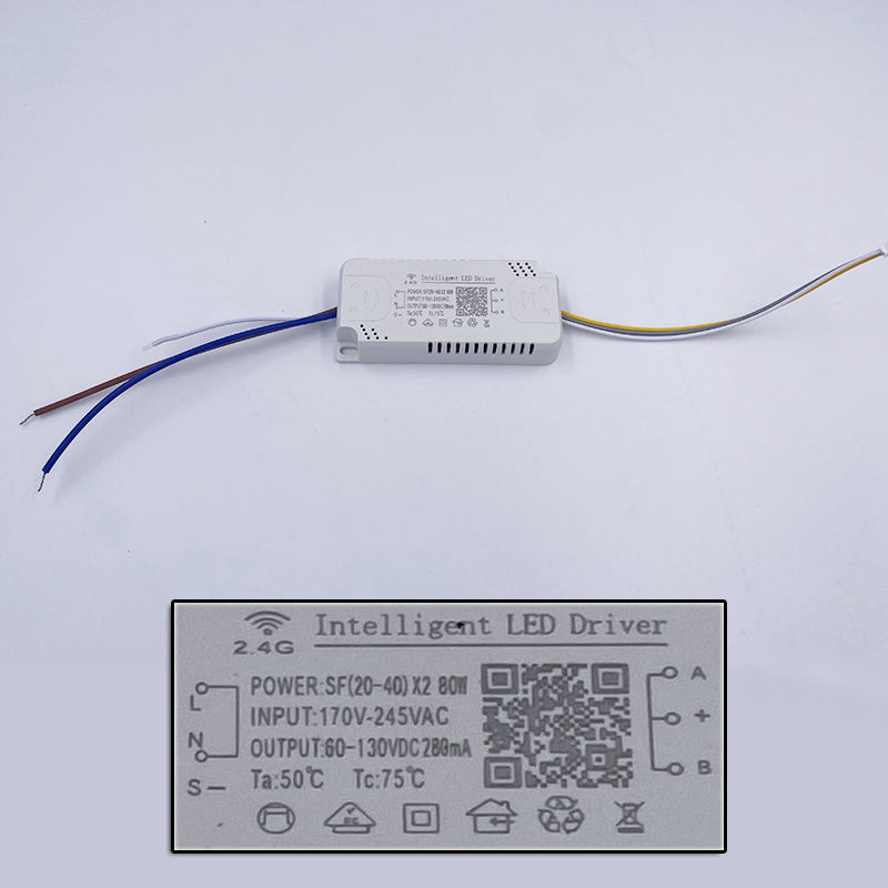 2 Way 48-160W 2.4g LED Driver Lamp Driver Three Color Temperature Drive LED Lighting Transformers High Quality Safe 2.4G Driver Power Supply Led Adapter Driver