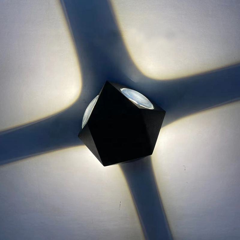 China manufacture home external 3000-6000k 12W Diamond shape indoor IP65 decoration led wall light outdoor Source manufacturer
