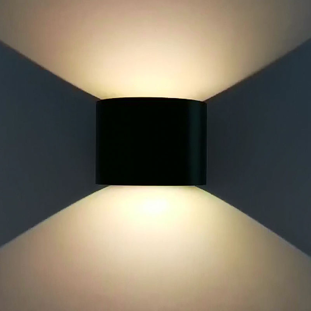 Waterproof semicircle design led wall light 6W outdoor lighting with factory direct price fixtures sconces light lamp