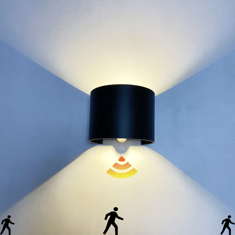 Waterproof semicircle design led wall light 6W outdoor lighting with factory direct price fixtures sconces light lamp