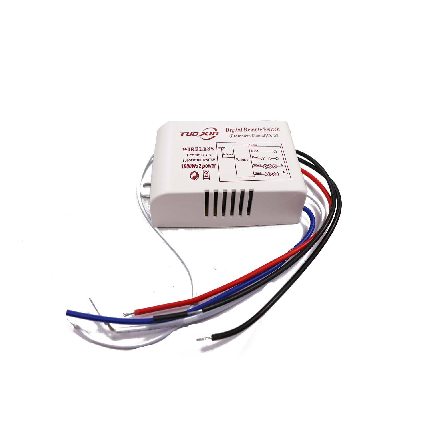 Wireless Remote Control Switch Smart Home Crystal Lamp Segment Controller 3-way Digital LED Light Digital Switch Wholesale