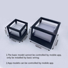 Smart IP65 outdoor light waterproof APP Controlled plastic garden waterproof lamp modern LED wall light wall mounted