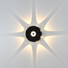 Surrounding Luminous LED Outdoor Waterproof Wall Lamp Aisle Balcony Corridor Door Background Landscape Aluminum Wall Lamp