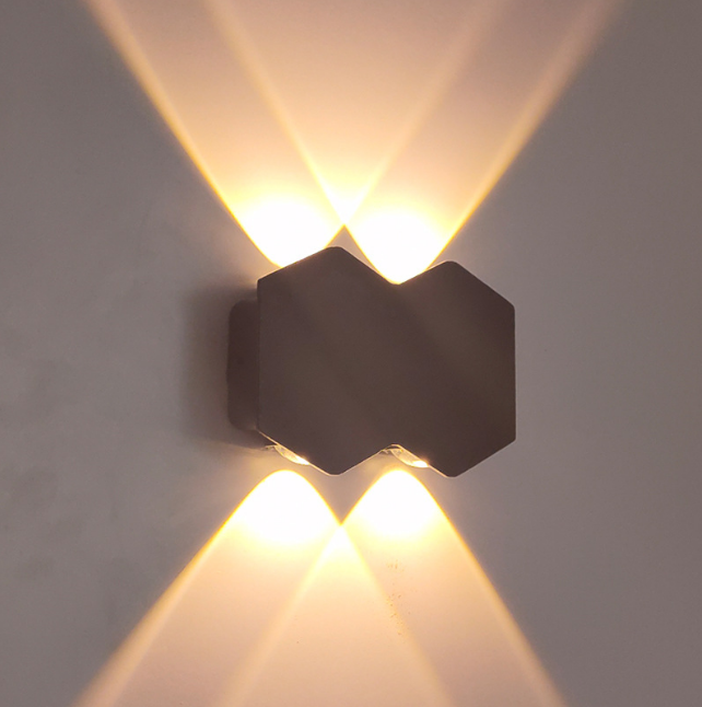 Nordic Personality Wall Lamp Simple Led Living Room Background Round Wall Lamp Hotel Hall Corridor Lighting Diamond Shape