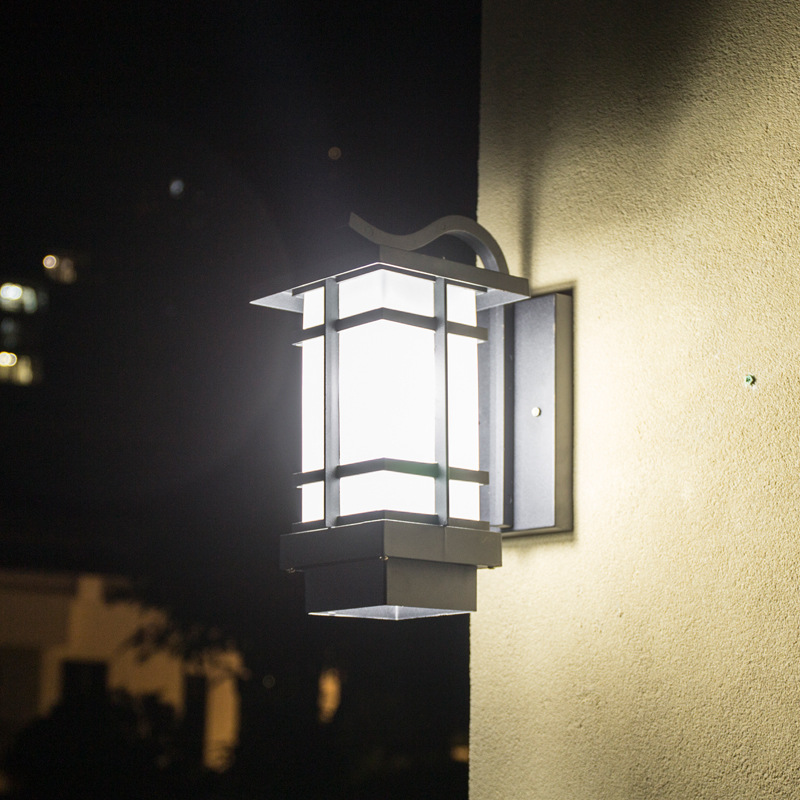 New Chinese outdoor wall lamp simple modern creative courtyard lamp corridor waterproof exterior wall balcony wall lamp manufact