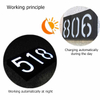 Digital Solar Lamp Digital Lamp House Number Light LED House Number Address Digital Wall Mounted Porch Lamp, with Battery Porch Lamp E