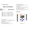 RF Wireless Remote LED Controller 12A 5V-24V LED RF Wireless Mini Remote Dimmer Controller for LED strip with Free Shipping