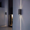 Modern Led Lamp Black Shell Beam Light Waterproof Wall Light And Outdoor Nightlight Up And Down Wall Lights for Home