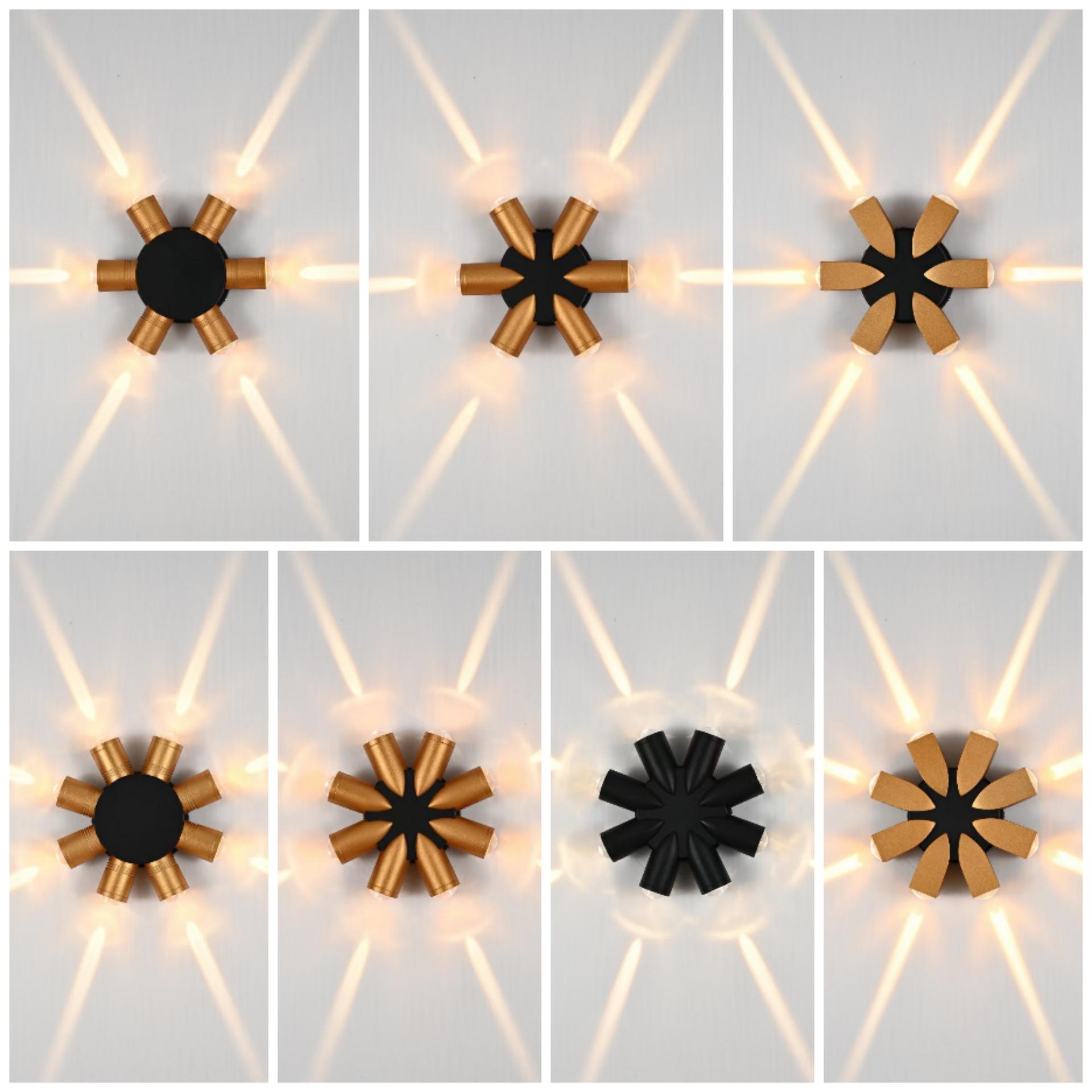 Modern Simple Creative Outdoor Waterproof Wall Lamp LED Courtyard Lamps Gate Lamp Terrace Balcony Wall Light