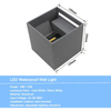 Industrial Style AC85-265V Waterproof IP65 Adjustable Beam Aluminum Outdoor LED Cube Waterproof Wall Light
