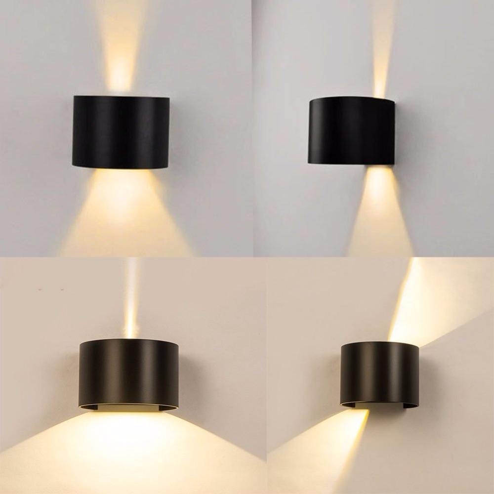 Hagood New Semicircle Waterproof Wall Lamp 6W Led Wall Sconce Outdoor Lighting Waterproof IP65 Adjustable Lighting