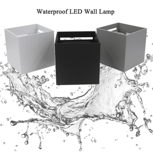 Industrial Style AC85-265V Waterproof IP65 Adjustable Beam Aluminum Outdoor LED Cube Waterproof Wall Light
