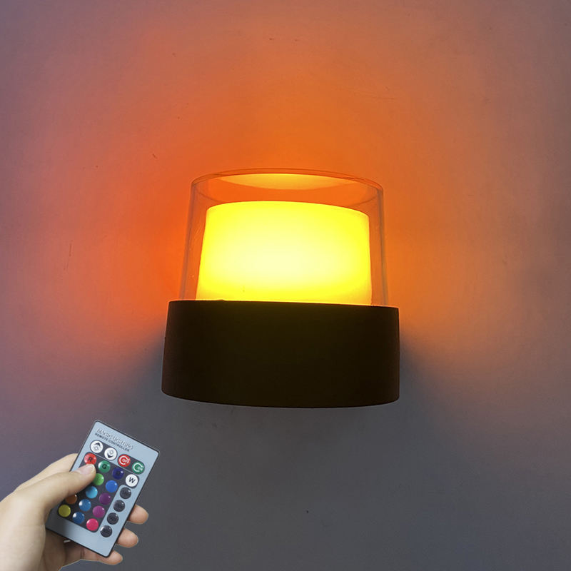 Decorative Led Lamp Acrylic Round Waterproof Wall Lamp And Outdoor Nightlight